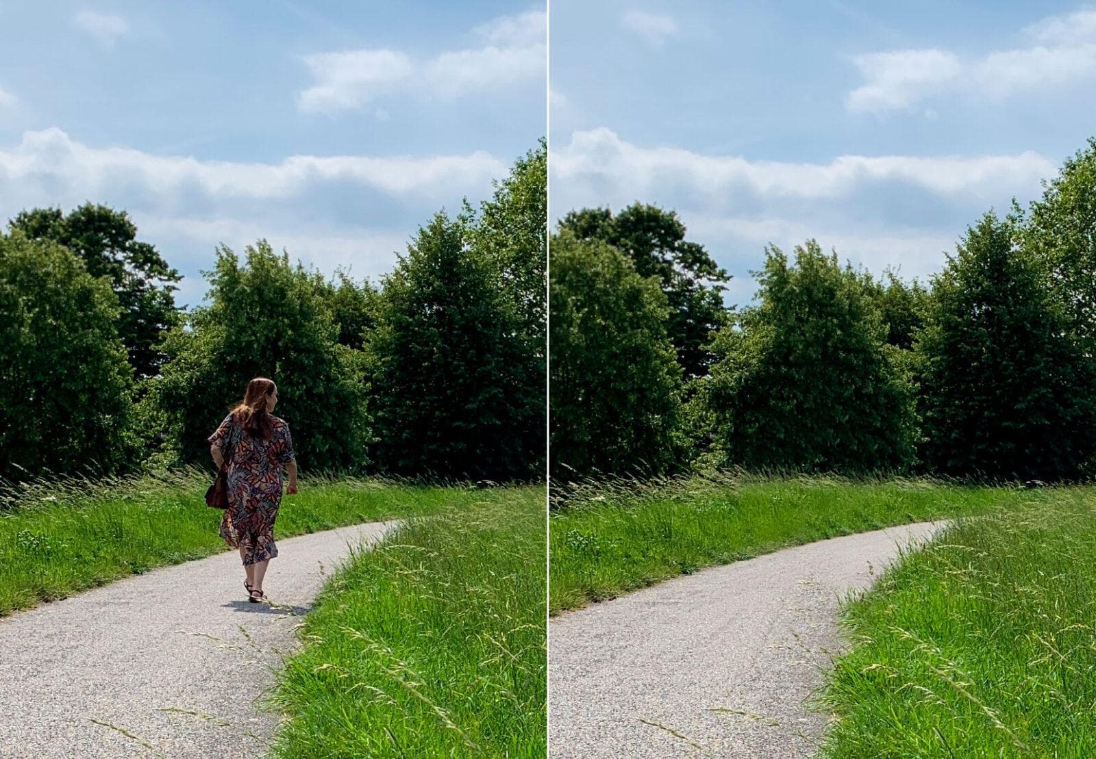 Een verwijder-voorbeeld van de app TouchRetouch