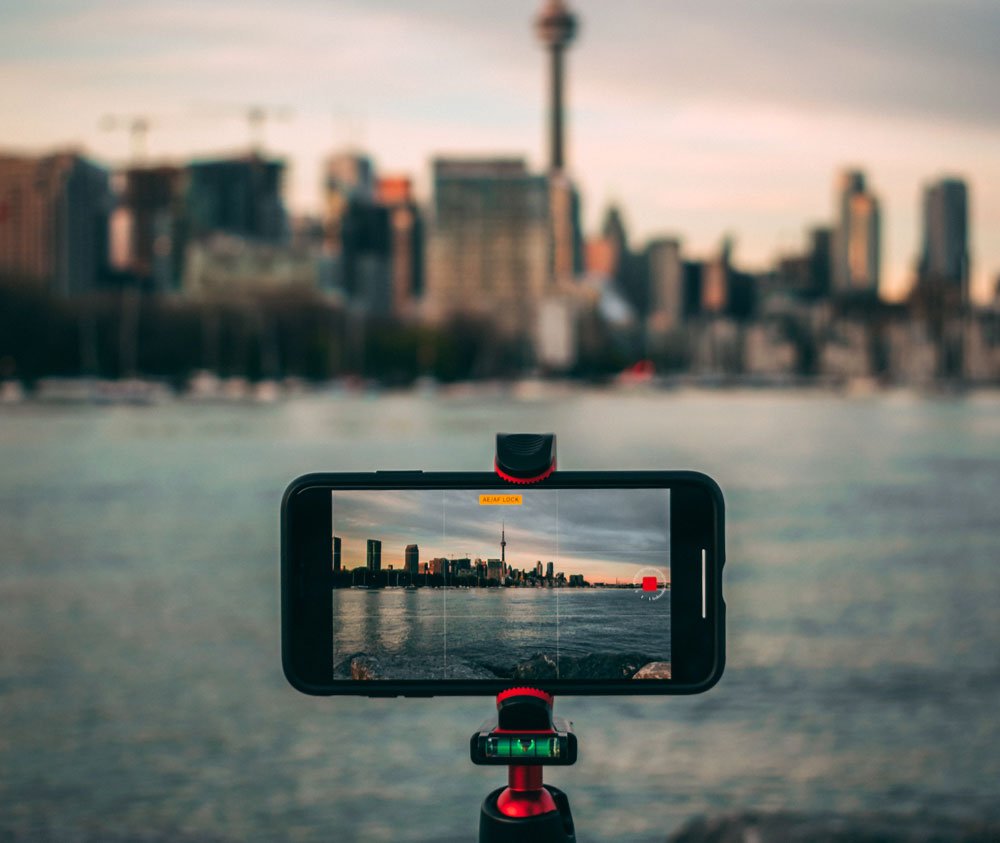 Filmen met je iPhone - statieflop met waterpasje