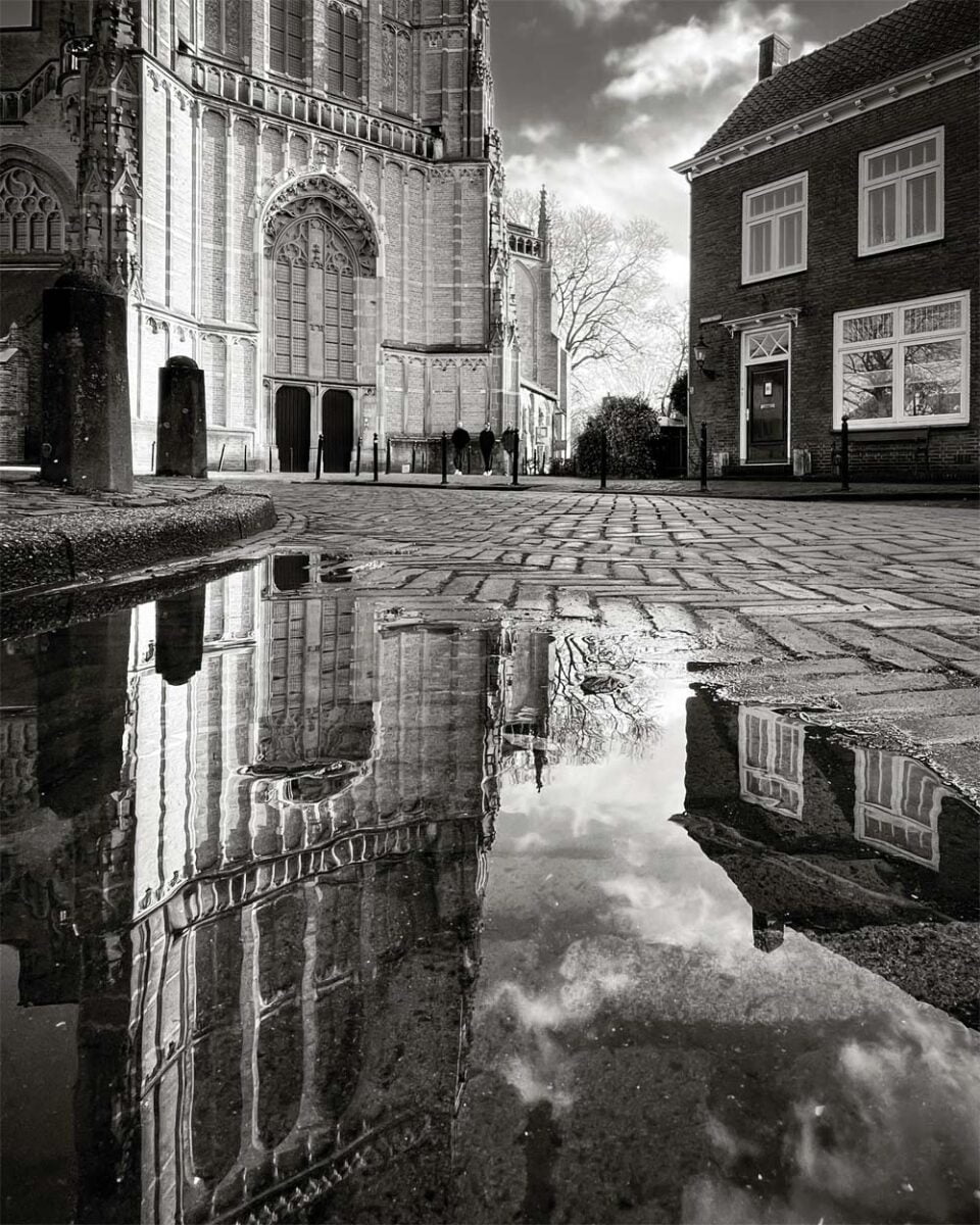 Reflecties fotograferen in de regen