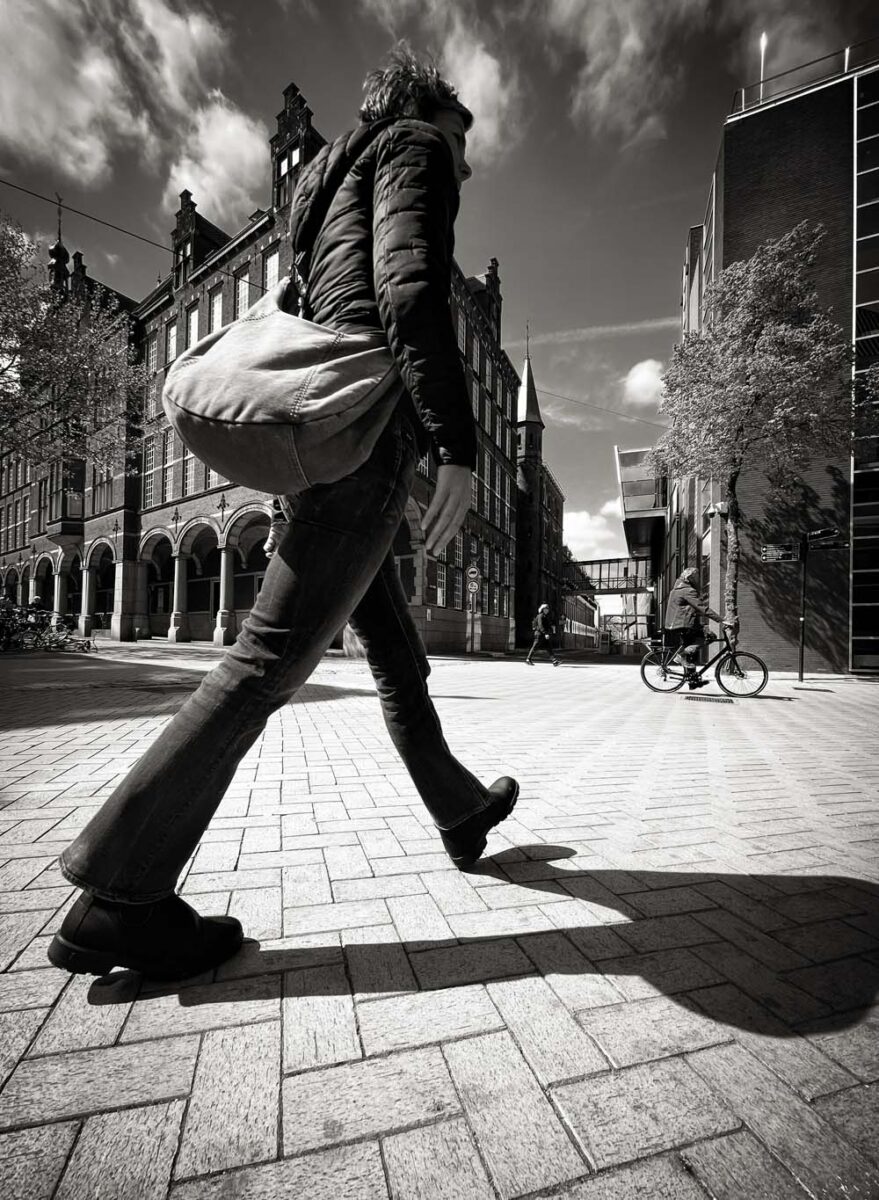 Zwart/wit foto in Groningen