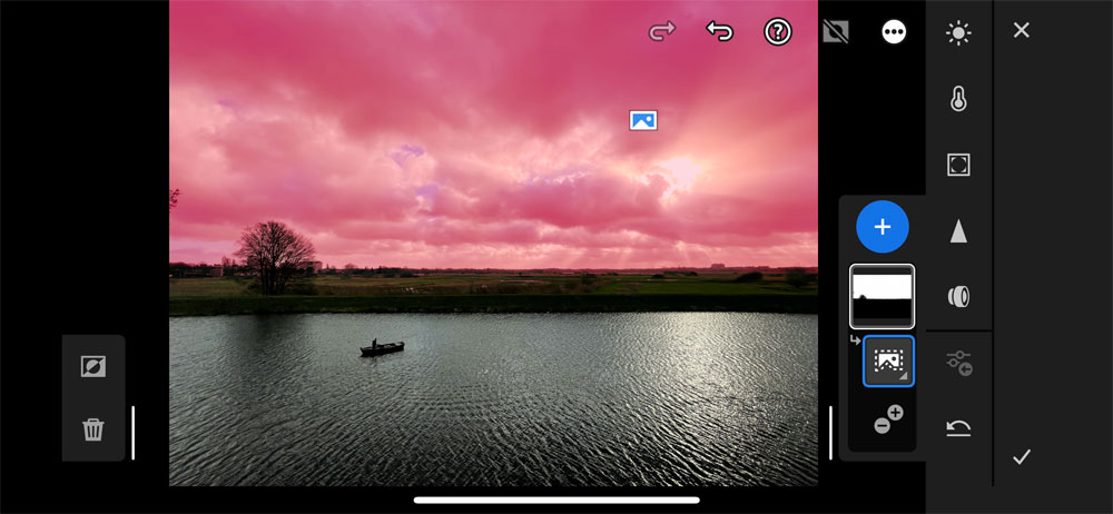 Selectie van luchtpartij