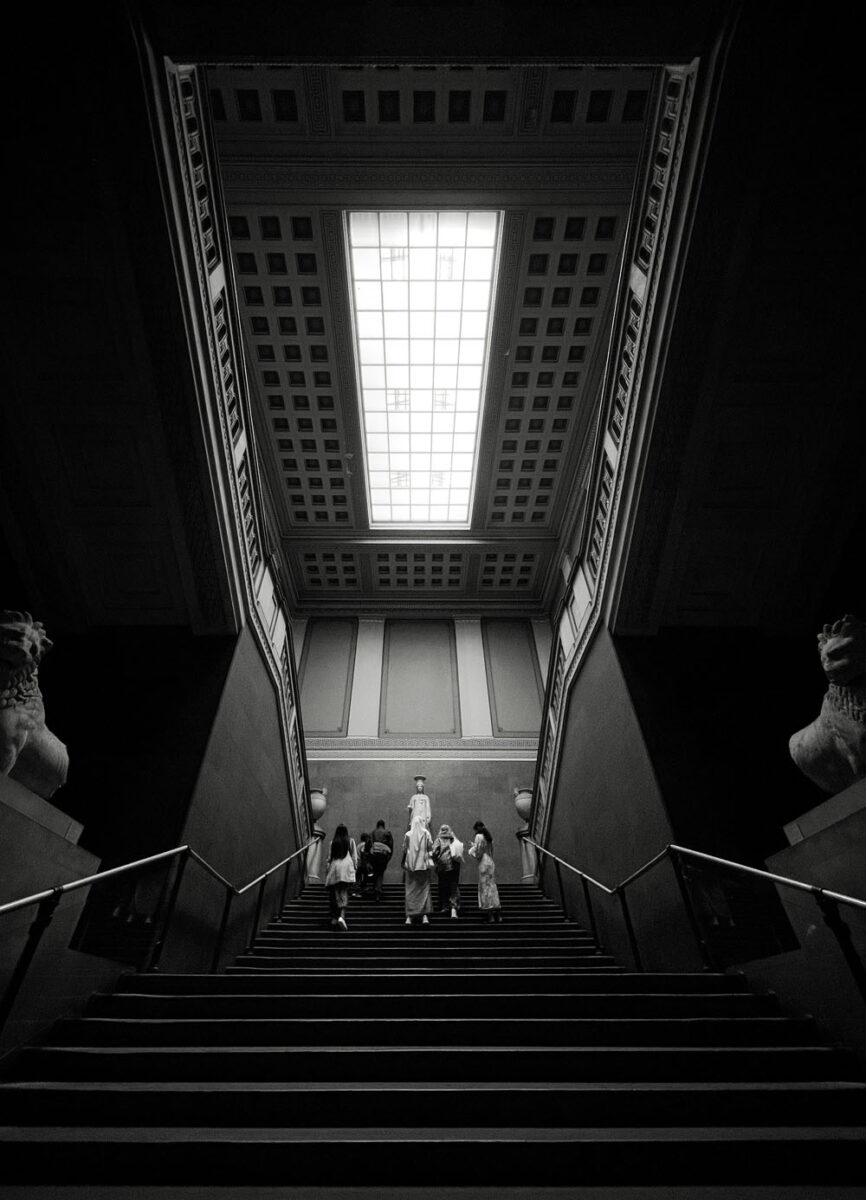 Zwart-wit-fotografie in het British Museum
