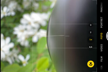 Macrofoto smartphone wisselt steeds van lens