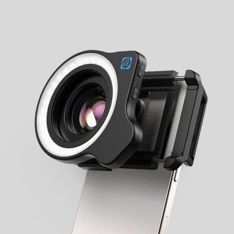 apexel ring licht met macro-zoom