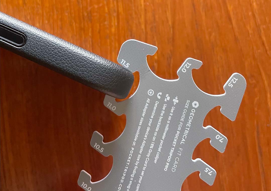 meetkaartje - fit card 